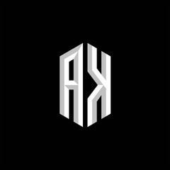 AK Initial Gaming Esport Logo Design Modern Template