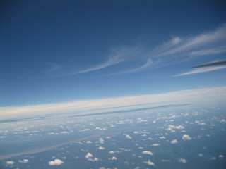 blue sky with clouds