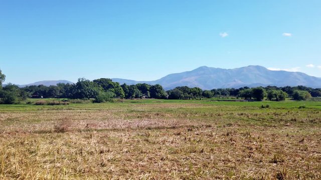 View of the Province Farm Land in Zambales, in the Philippines, Slow Cam
