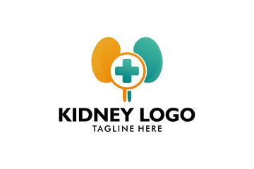 kidney care logo icon vector isolated