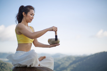 Singing Bowl for relaxing and meditation