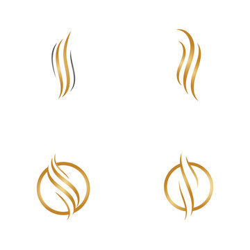 Set of hair icon vector illustration design logo