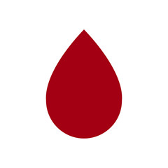 Fototapeta premium Blood drops, water, oil icon vector in trendy style