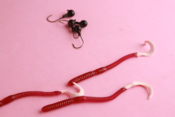 Saragossa Spain. September 18, 2019 fishing lures