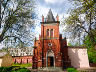 Fototapeta na wymiar Old Orthodox Church Hagia Sophia in Polotsk Belarus Europe 