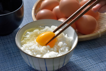 卵かけごはん　 Egg over rice