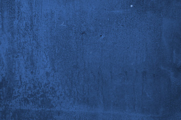 Grange wall texture for background. Classic Blue color. Color of the year 2020. Trendy color.