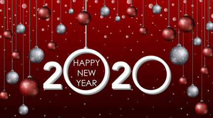 Poster design for New Year 2020