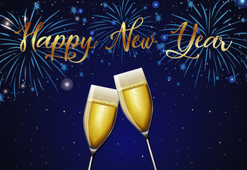 Poster design for New Year 2020