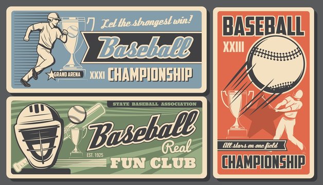 vintage baseball posters
