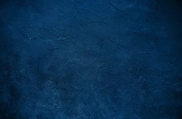Fleecedeken met foto Steentextuur getinte klassieke blauwe kleur © Olena Rudo