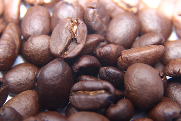 roasted coffee bean texture can be used as background, wallpaper, design material, concept cafe or beverage business photos and more