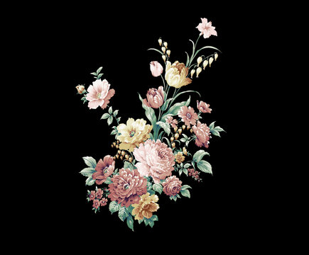 Decorative elegant luxury design.Vintage elements in baroque, rococo style.Design for cover, fabric, textile, wrapping paper .