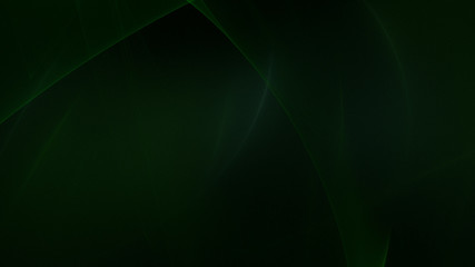 3D rendering abstract green fractal light background