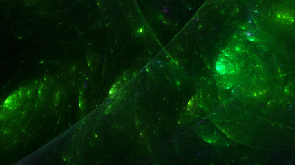 3D rendering abstract red fractal light background