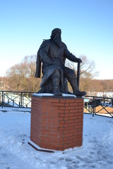 View of the waterfront on a winter day