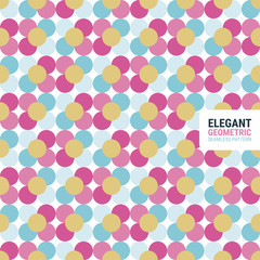 Elegant geometric seamless pattern