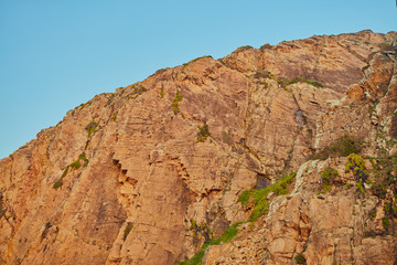 red rocks in the desert