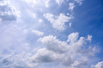 Blue sky with cloud.picture background website or art work design.