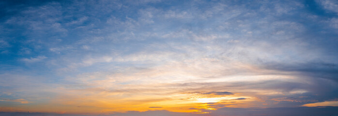 Fototapeta na wymiar Sunset sky for background,sunrise sky and cloud at morning.