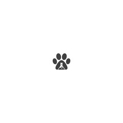 pawprint lab logo design