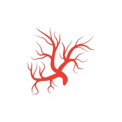 Veins icon Vector Illustration design Logo template