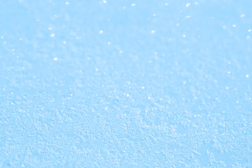 Beautiful snowflakes on an early frosty morning