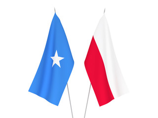 Somalia and Poland flags