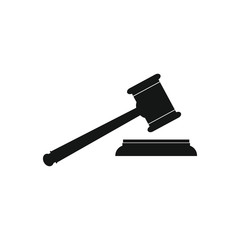 Gavel Logo, gavel icon vector. symbol for web site Computer and mobile vector