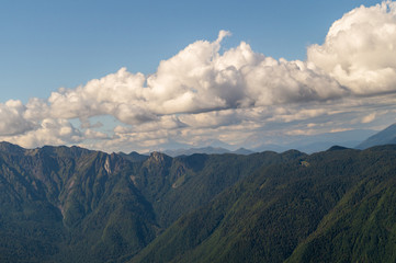 Naklejka premium Mountains