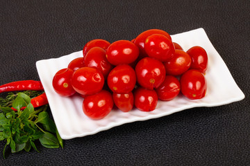 Pickled cherry tomato