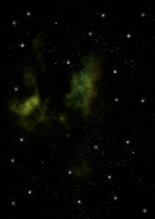 Small part of an infinite star field