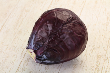Red bright cabbage