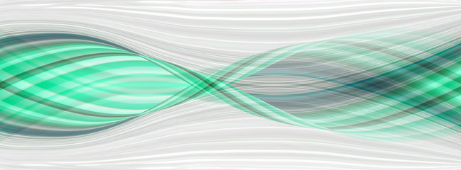 Neo mint background in a modern trend shade, a beautiful textural eyelash with waves and patterns. Template for screensaver or packaging, abstract illustration in blue. 