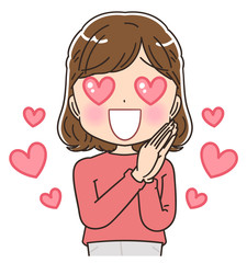 女性 かわいい イラスト 素材