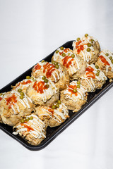 Food for the holiday table with beautiful design