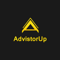 Abstract business logo concept initial letter A vector eps 10