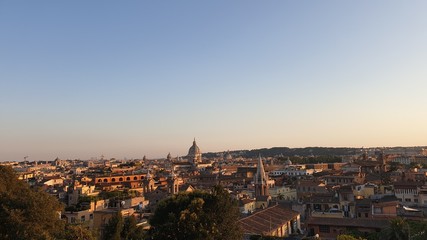 Evening Rome. Summer