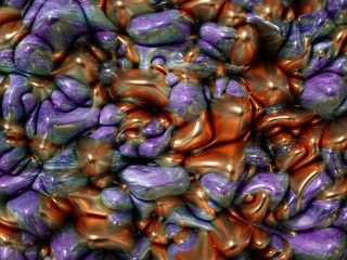 Beautiful, elegant, abstract background with metal and the texture of stone, marble and granite. 3d illustration, 3d rendering.