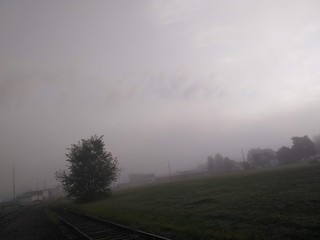 fog in mountains