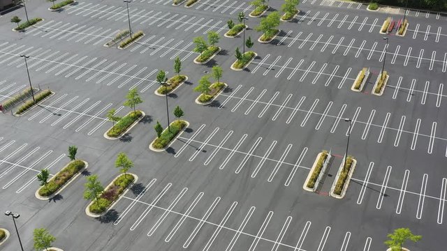Empty Parking Lot (Drone)