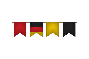 Germany flag garland.