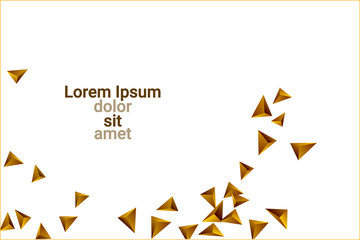 
Triangular background.