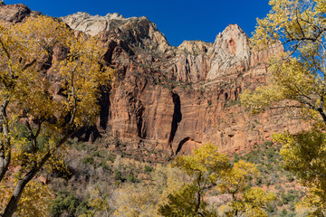 Fototapeta na wymiar Beautiful landscape around Zion National Park