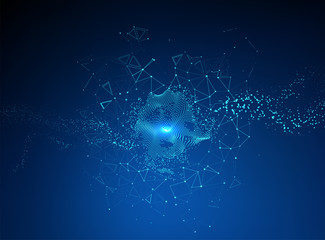 Abstract polygonal shapes