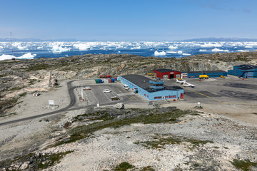 Flughafen von Ilulissat, Grönland © Michael