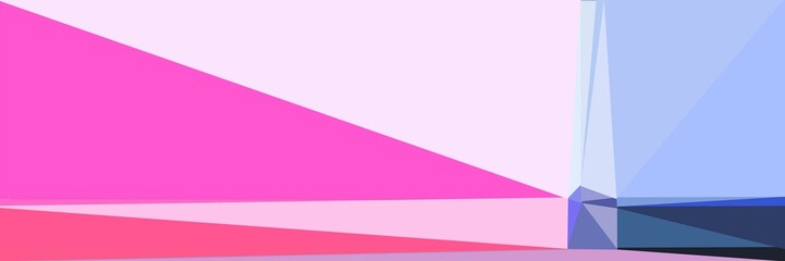 Fototapeta premium horizontal abstract background with geometric triangles