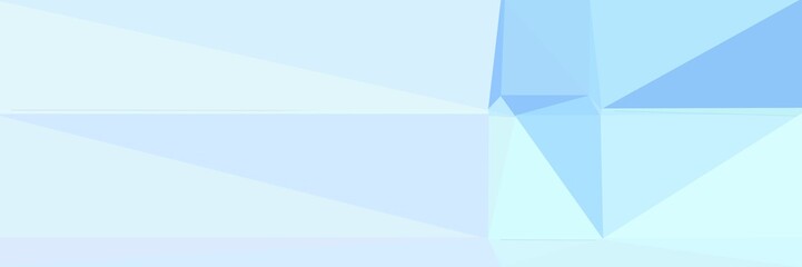 Fototapeta premium horizontal abstract background with geometric triangles