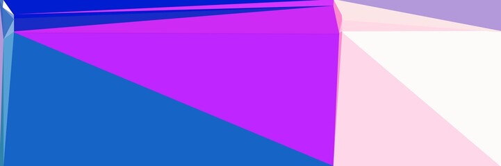 Fototapeta premium horizontal abstract background with geometric triangles