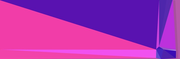 horizontal abstract background with geometric triangles